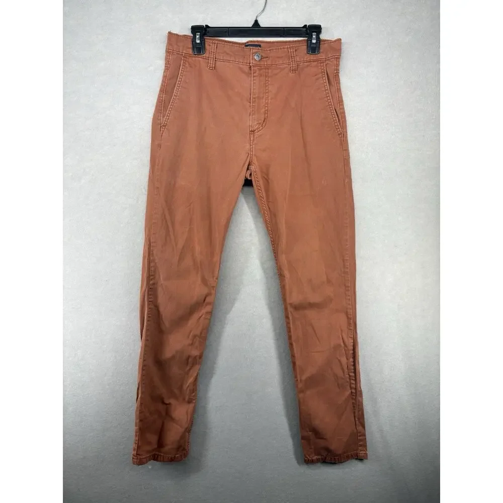 Vintage Levi's Chino Pants Trousers‎ 32x32 White Tab Mens Straight Brown/Earth